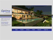 Tablet Screenshot of optima-consultants.com